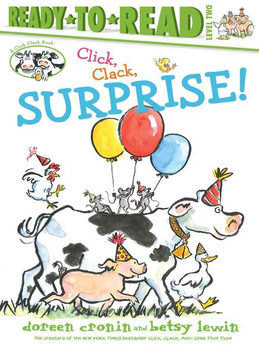Title details for Click, Clack, Surprise!/Ready-to-Read Level 2 by Doreen Cronin - Wait list